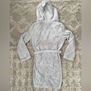Fleece “Mom” bathrobe